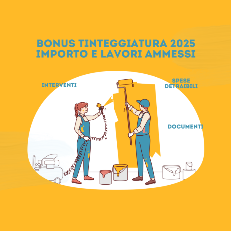 Bonus tinteggiatura 2025: importi e detrazioni