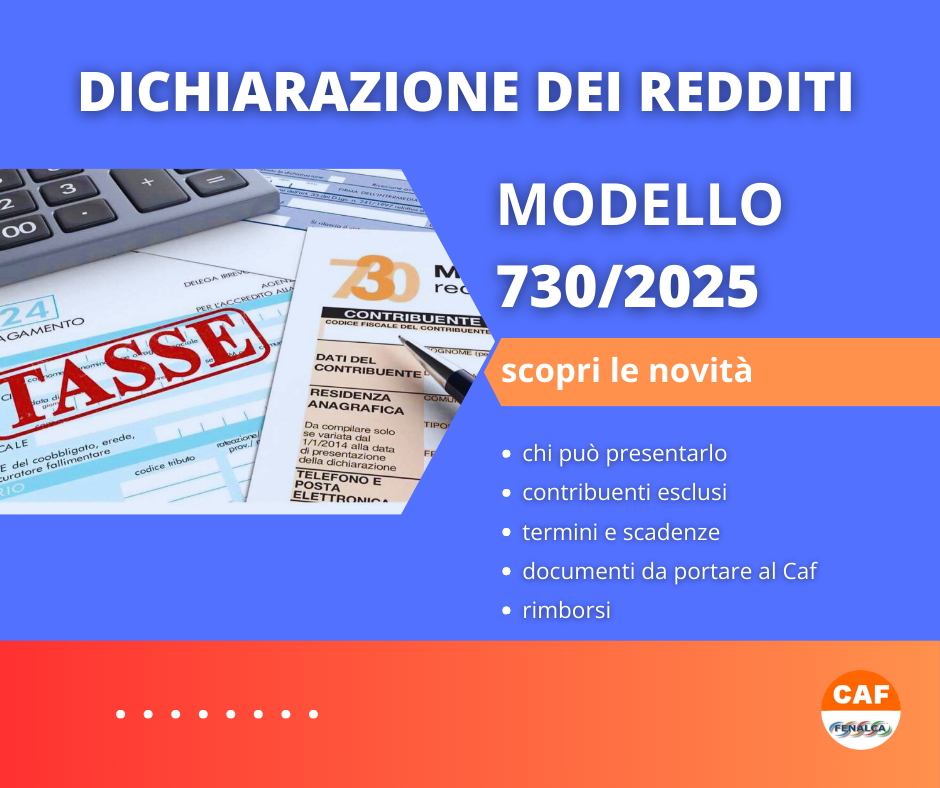 Modello 730/2025: novità 2025